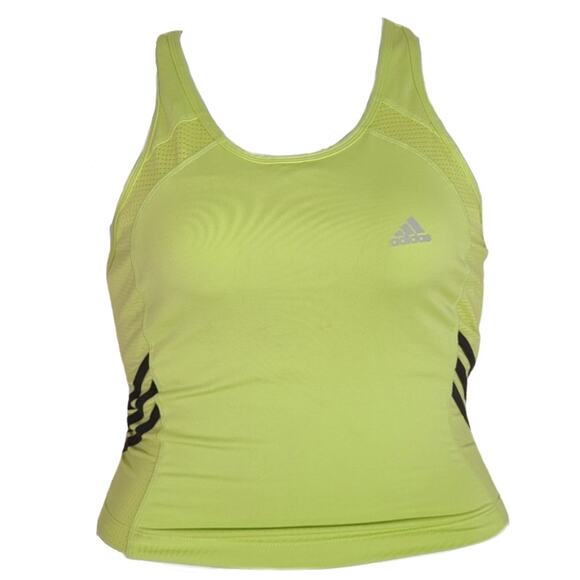 Adidas neon green yellow fitness tank top size large - Picture 1 of 12